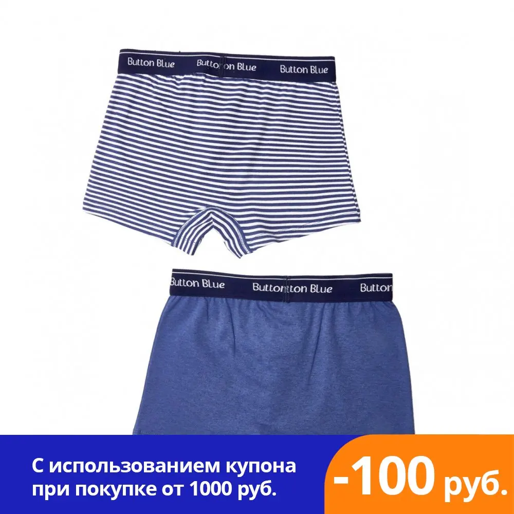 Set pant-boxers 2 PCs Button blue Women's underwear Pajamas Underpants Swimming trunks women's clothing set cotton shorts underpants |