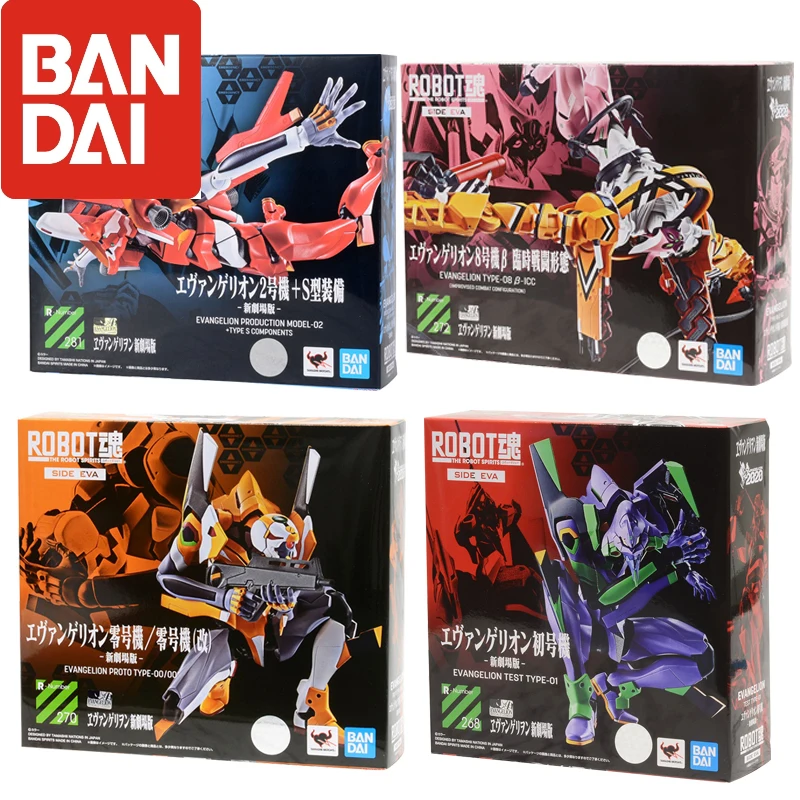 

Bandai The Robot Spirits Eva Evangelion Figure Unit 1 2 8 Type S Components Big Collection Anime Action Figure Kids Toys Gift