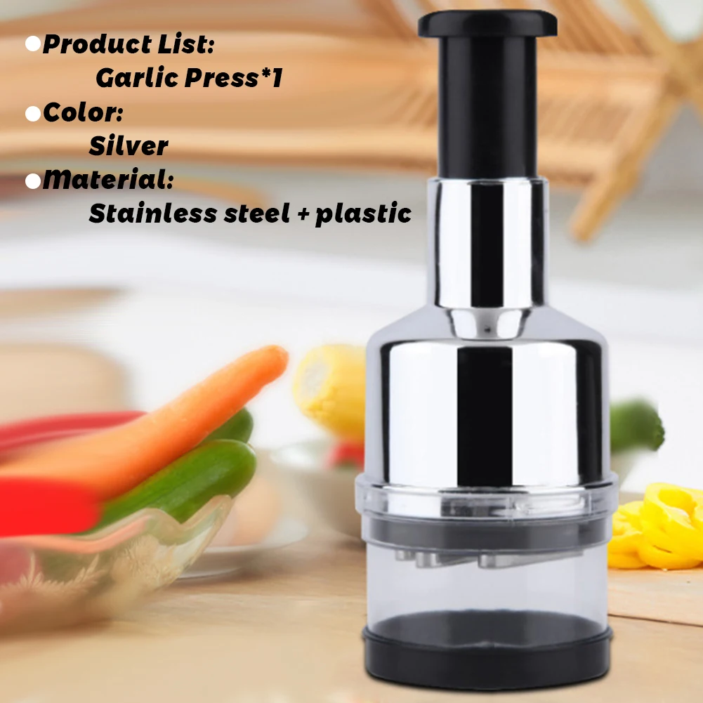 

Onion Chopper Pressed Onion Garlic Slicing Peppers Crusher Kitchen Household Cutter Vegetable Masher Fruit Mincer Tool