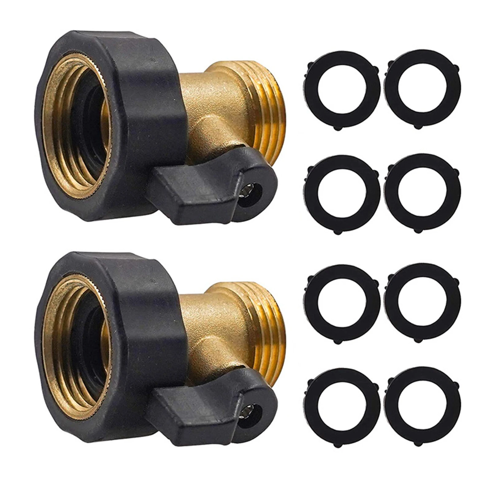 

Фитинг для шланга с латунным запорным клапаном для воды