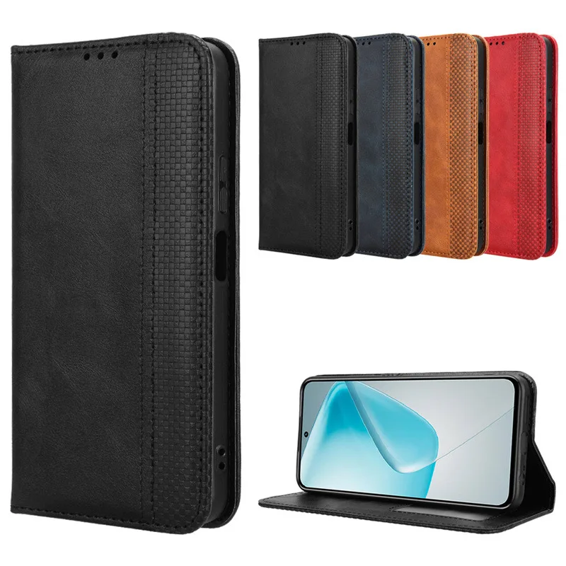 Магнитный чехол для Cubot Pocket Max 5 P60 P40 X30 C30 A20 Кожаный противоударный откидной с 3