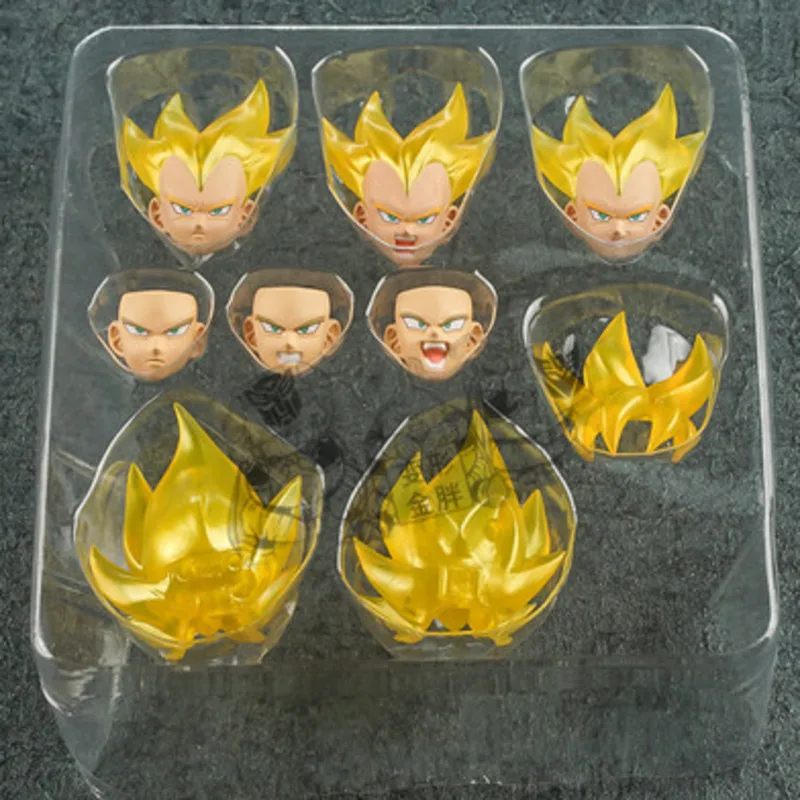 

Фигурки героев аниме «Драконий жемчуг», голова Вегета, синяя Тихая Мстители, примитивная модель принца Ssj, голова Вегета, красно-желтые аксессуары, подходящие фигурки