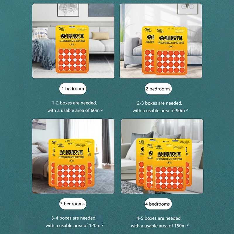 Наклейки на приманку для тараканов таракан гнездо конец клей наклейка ловушки