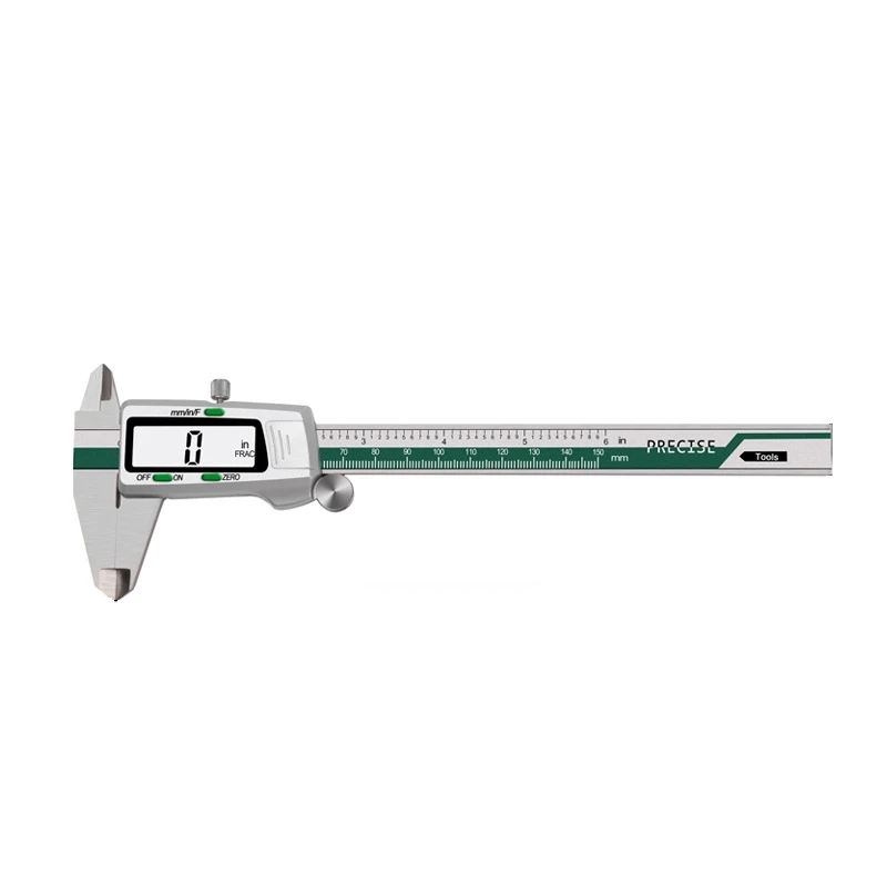 

ET50 Stainless Steel Vernier Calipers With Fractions With Metal Digital Mixed Score Display