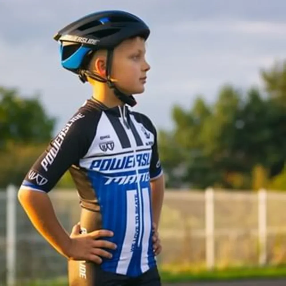 Powerslide Kids Schaatsen Kleding Club Team Inline Speed Praktijk Concurrentie Roller Pak Zomer Fiets Комбинезон