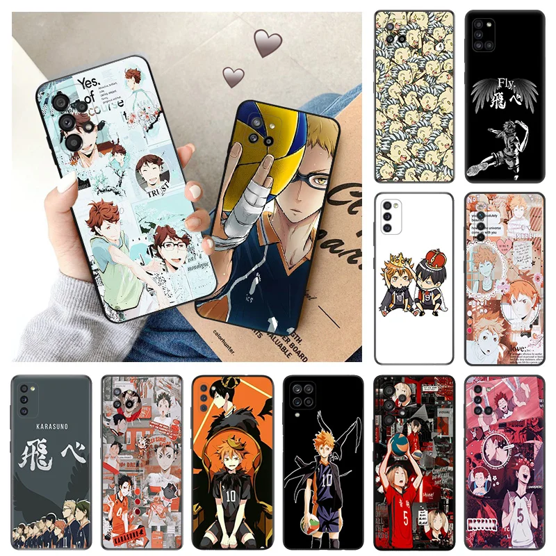 Силиконовые чехлы для телефонов Samsung A32 A73 A72 A71 A54 A53 A52 A51 A42 41 A34 A33 A24 A23 A22 A14 A13 Аниме Haikyuu Kei Tsukishima