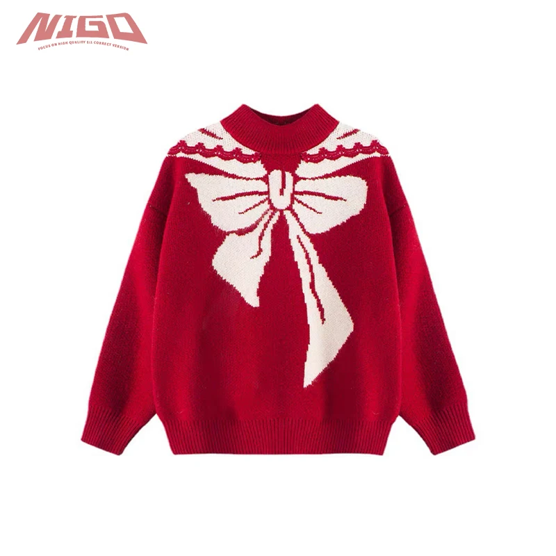 

NIGO Children 3-14 Years Old Christmas Knit Sweater #nigo35385