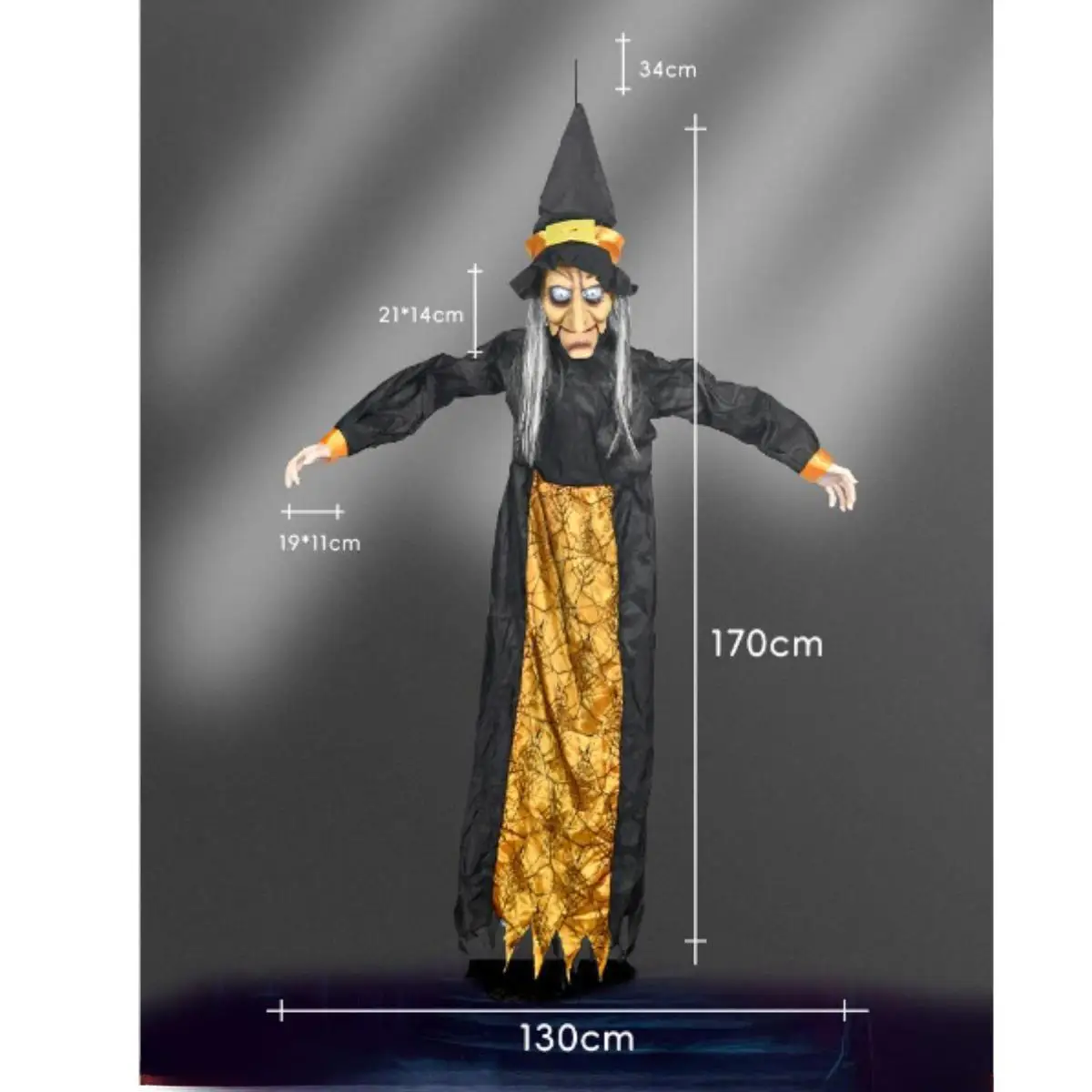 Хэллоуин висячая ведьма жуткий реквизит для деревьев вход ворота