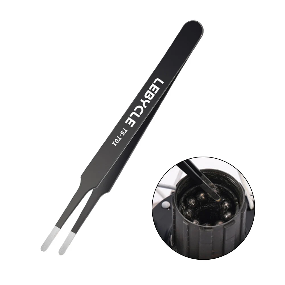 

Bicycle Ball Bearings Headset Removal Tweezers Stainless Steel Non-slip Bike Repair Tweezer For Bicycle Ball Headset Maintenance