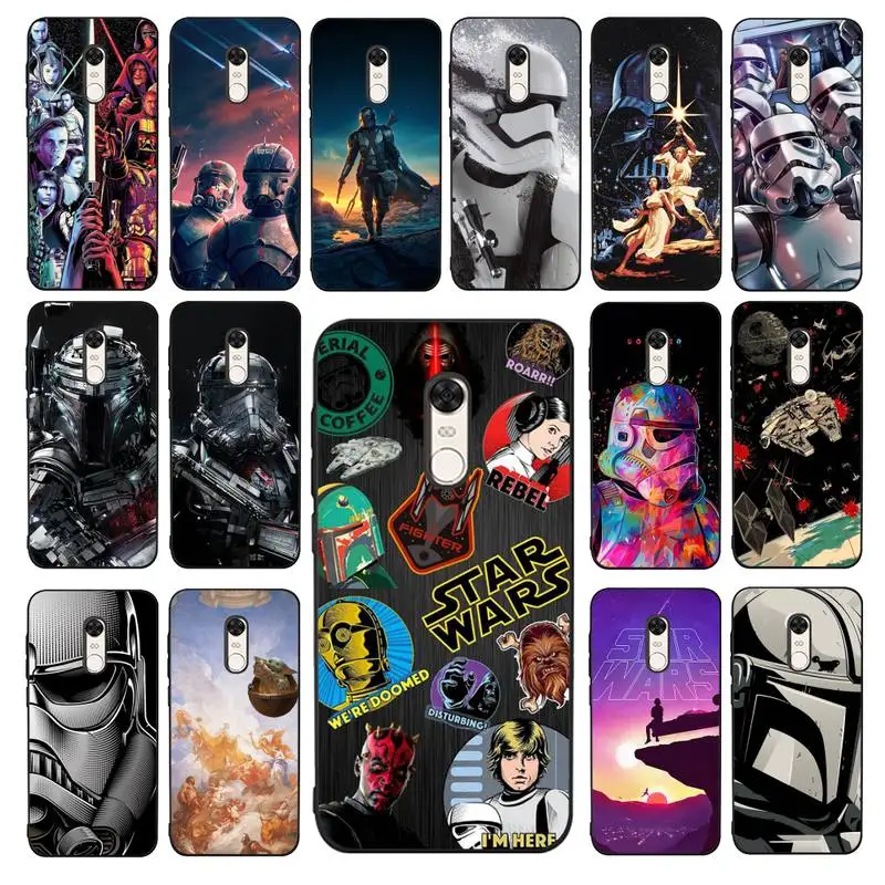 

Disney Star Wars Phone Case for Redmi 5 6 7 8 9 A 5plus K20 4X 6 cover