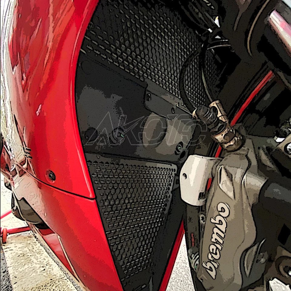 

Аксессуары для мотоциклов, защитная решетка радиатора, защитная крышка радиатора для Ducati Panigale 899 959 1199 R S 1299 R FE/S Panigale V2