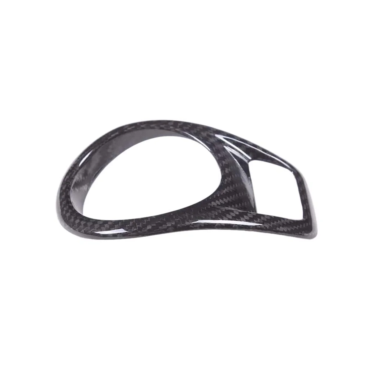 

Dry Carbon Fiber Car Central Control Clock Cover Trim for Porsche Boxster Cayman 2014-2015 Interior Accessories