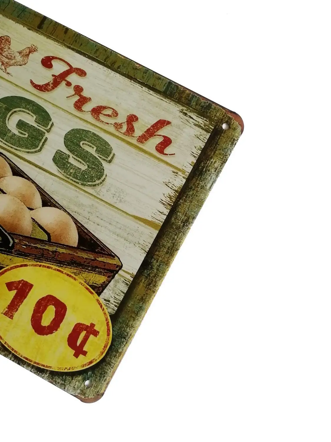 ERLOOD ферма свежие яйца металлический жестяной знак декор искусство курятник