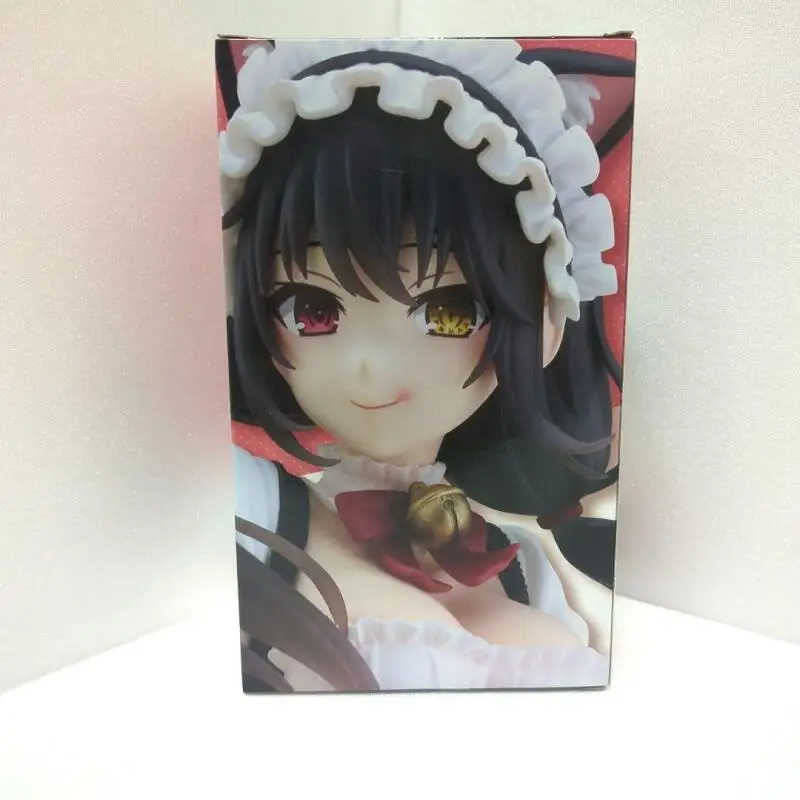 Фото Подлинная фигурка Taito Date Alive Iv Coreful Kurumi Tokisaki Cat-Ear Maid Ver, оригинальная аниме-фигурка, модель коллекционной фигурки, кукла №4