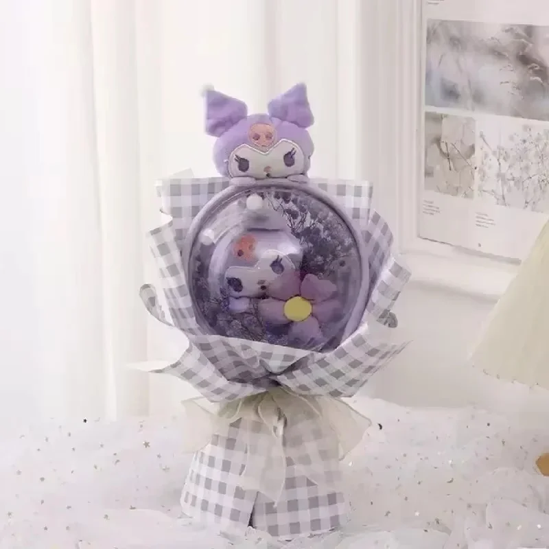 Sanrio мягкий цветок Бобо шарик Kawaii My Melody Cinnamoroll Kuromi мультфильм плюшевая кукла Декор