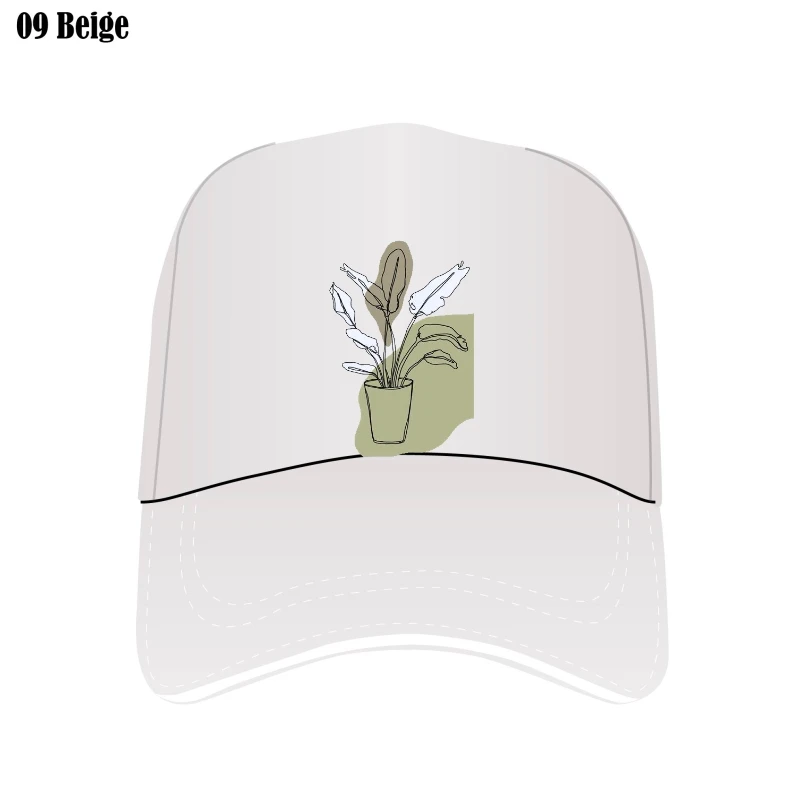 

Women Bill Hats Plant Watercolor Ladies Fashion Baseball Cap Cartoon Flat Brim Mesh Spring Summer Female Bill Hat Graphic Bill H