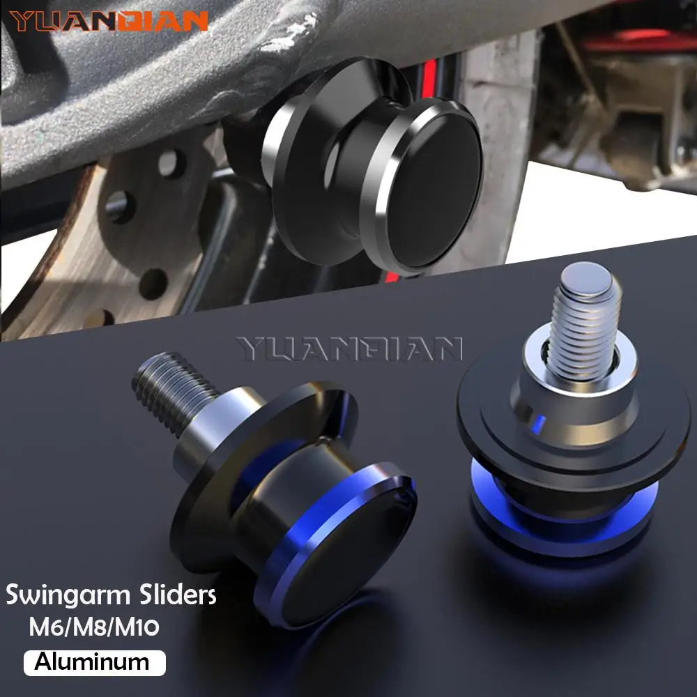 

For yamaha XS650 XS750 XS250 XS400 SE XS850 XS1100 S C/D/E 6MM Motorcycle Swingarm Spools slider stand screws XS 650 750 250 400