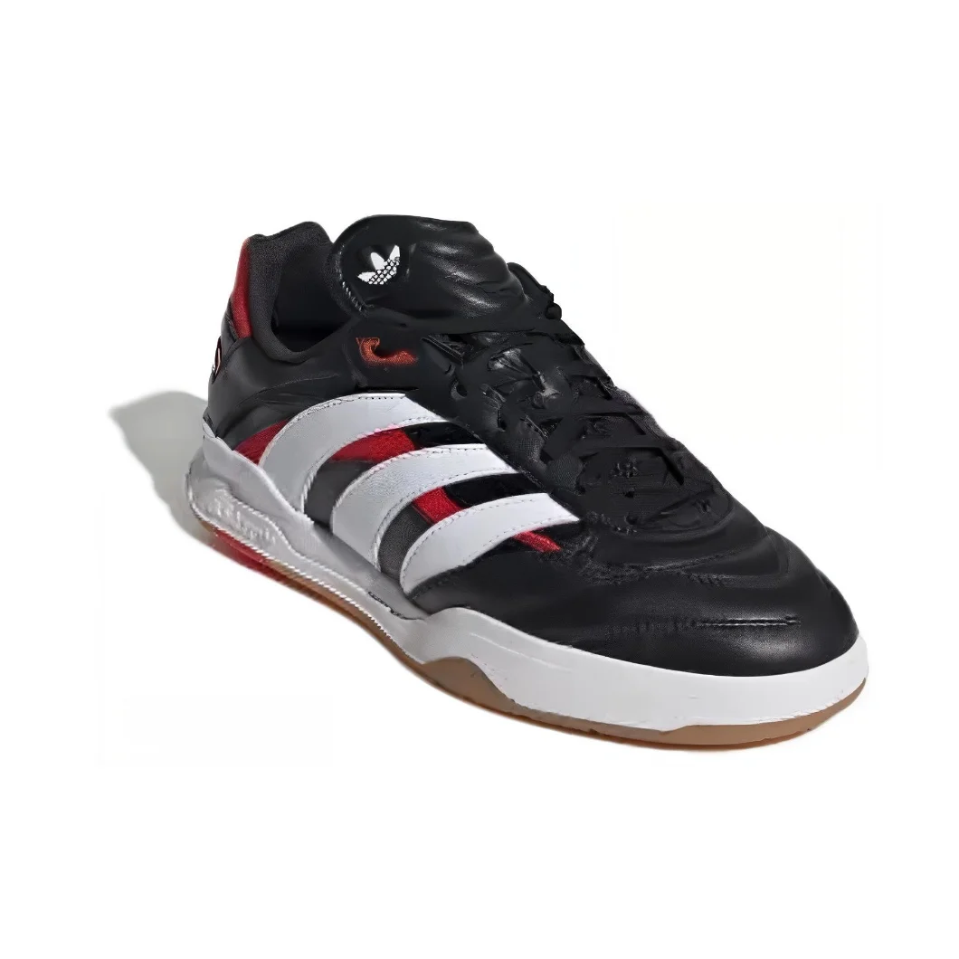 Фото Adidas PREDATOR MUNDIAL Удобные амортизирующие повседневные кроссовки Мужская и женская спортивная обувь Черный Белый цвет №4