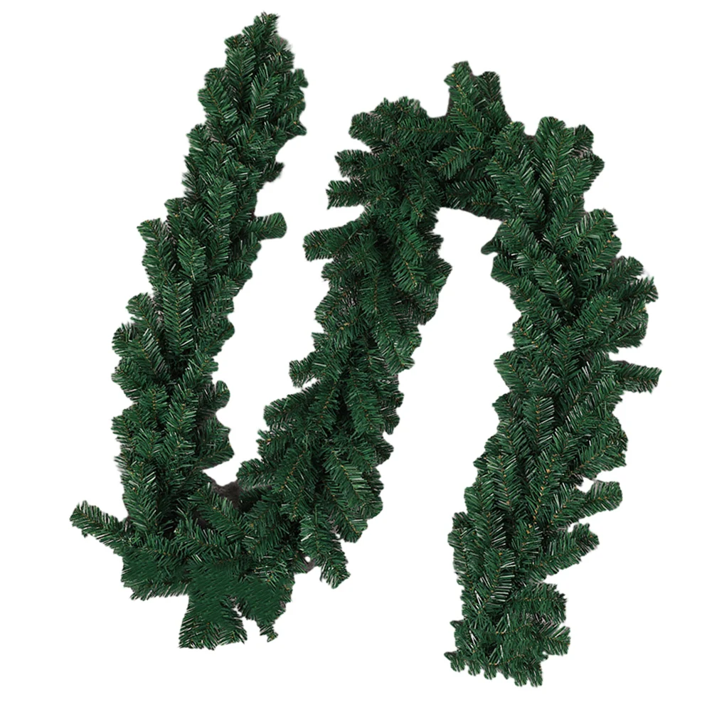 

2.7m Green Christmas Vine Christmas Artificial Wreath DIY Christmas Garland Artificial Pine Needle Plastic Green Wreaths