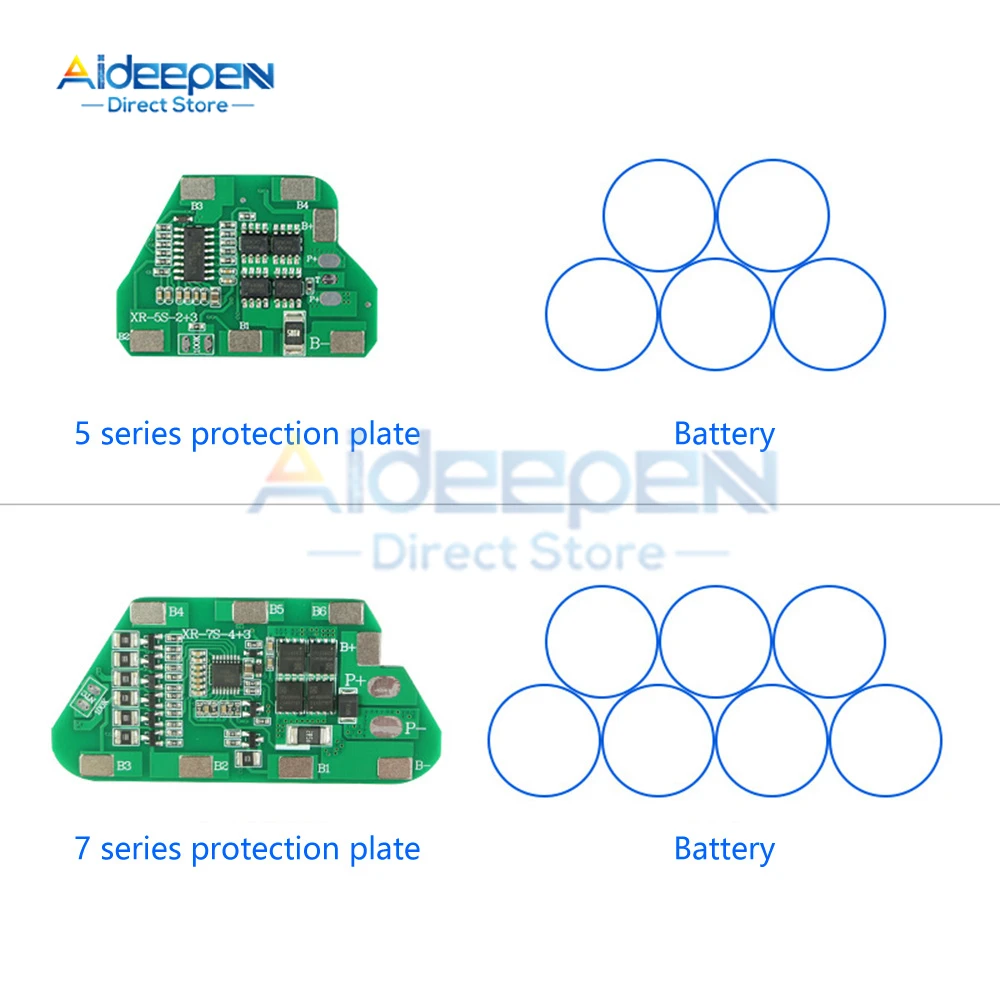 Флюоресцентная плата 7S 18650 для защиты литиевого аккумулятора 21 в 29 4 защита от