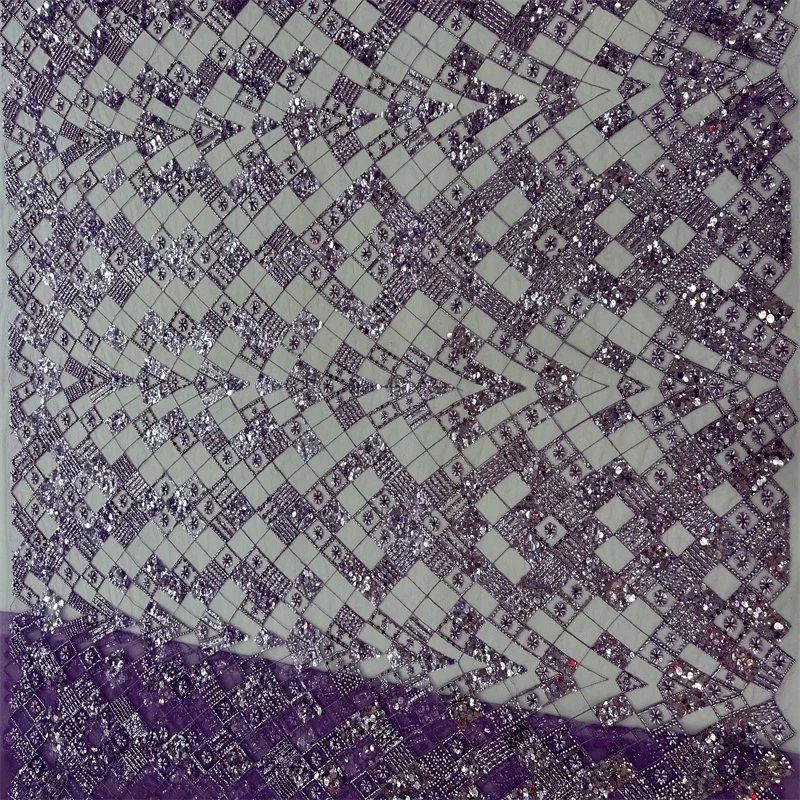 Модная африканская сетчатая кружевная ткань блестки тюль сетка с вышивкой