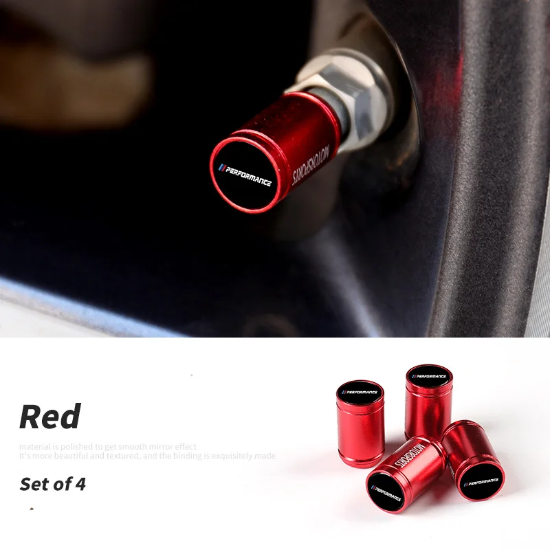 Автомобильные декоративные колпачки клапанов шин 4 шт. Металлические для паровых