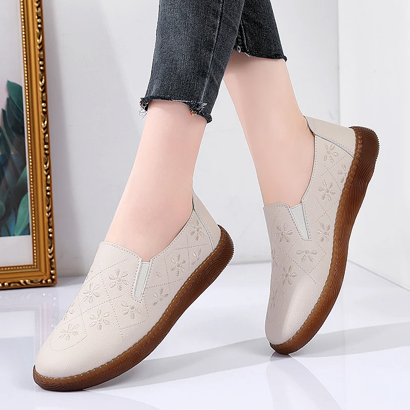 

Демисезонные женские туфли без шнуровки на плоской подошве, женские лоферы, Роскошные Мокасины, дизайнерская женская повседневная обувь, к...