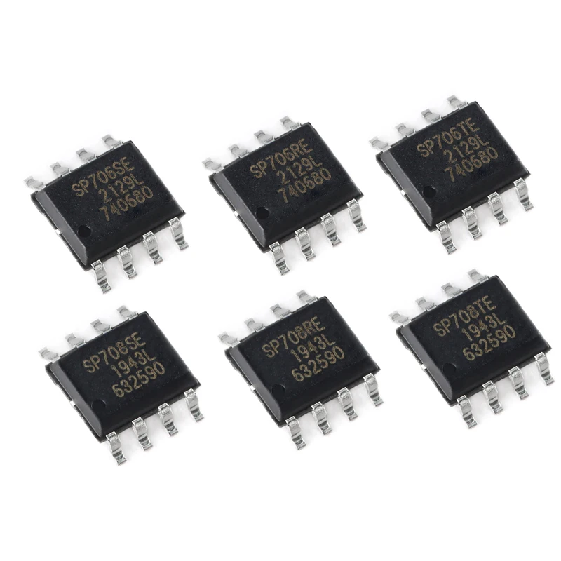 

100PCS SP706SEN SP706REN SP706TEN SP708SEN SP708REN SP708TEN Low power consumption microprocessor monitoring chip