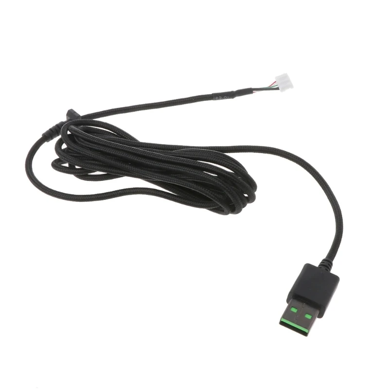 New USB Mouse Cable/Line/Wire ForRazer DeathAdder Elite Mice Gold-plated for Head Durable and Long