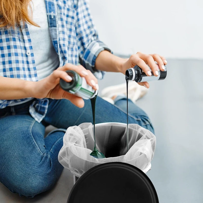 6 шт. фильтр-мешок для краски белое ведро сетчатый пластиковый шпатель эластичная