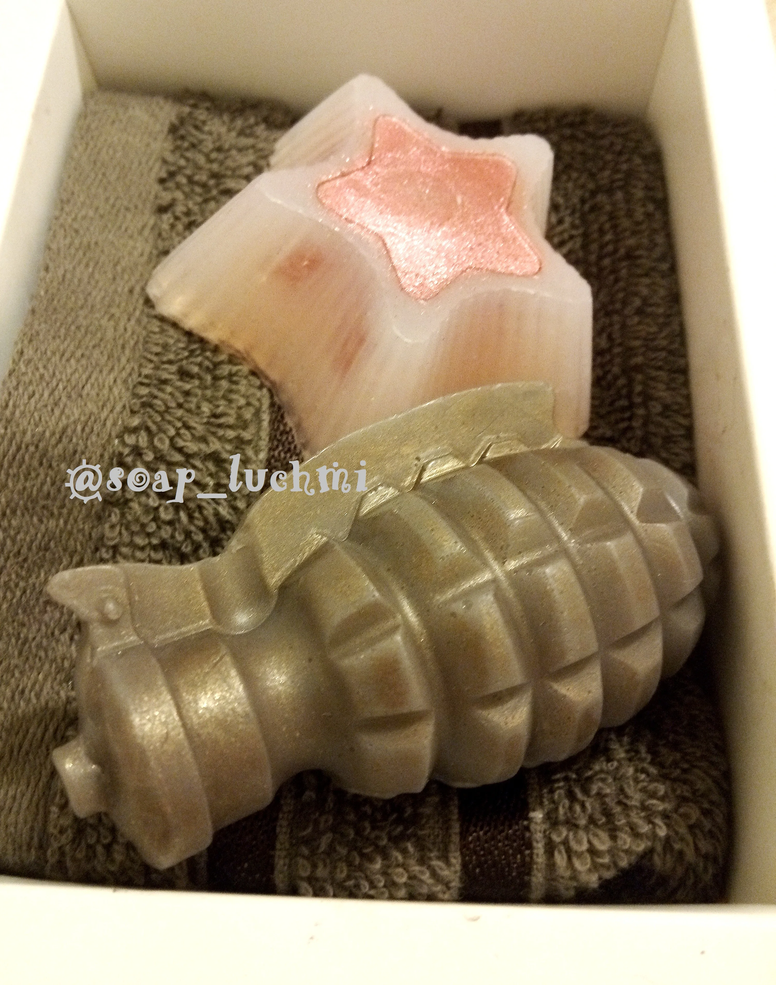 Souvenir handmade soap set pomegranate 3D and star gift male beauty decor bath shower |