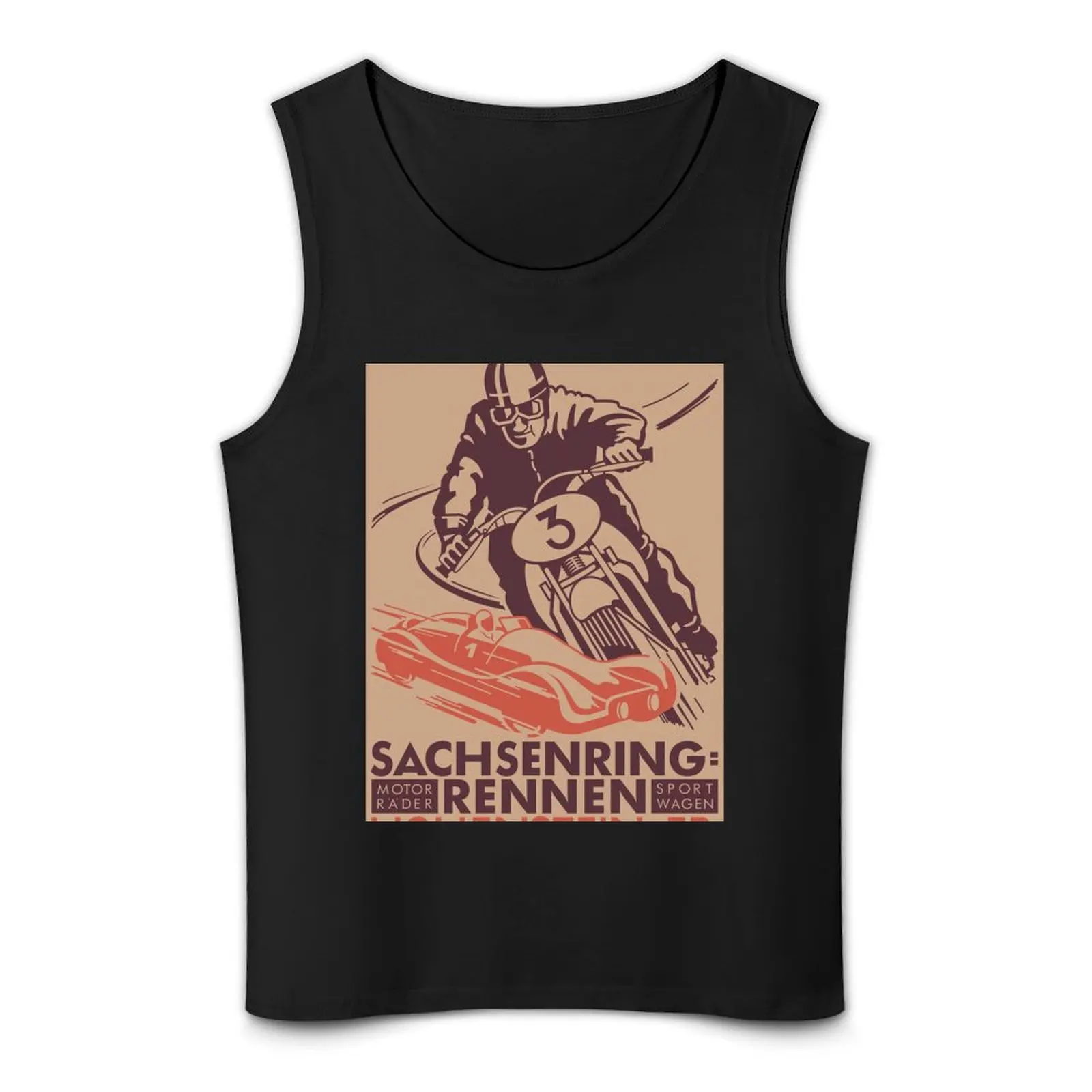 Sachsenring Tank Top Мужская одежда баскетбольная