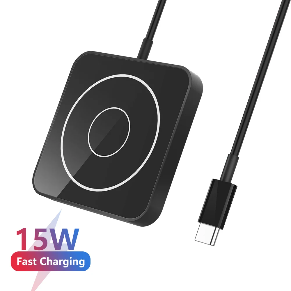 Магнитные беспроводные зарядные устройства 15 Вт для iPhone 14, Samsung s8 s9 s10 note