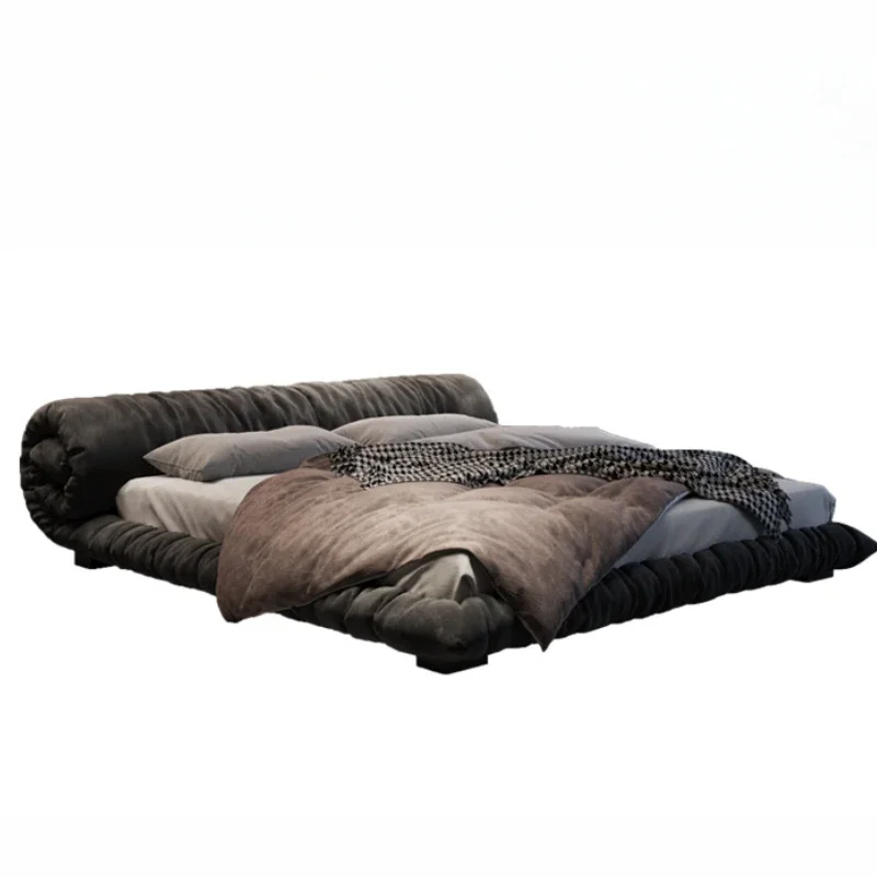 Скандинавская эстетика дизайнерская кровать в итальянском стиле современная