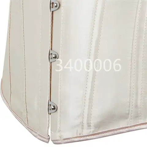 Caudatus Черный атласный корсет топ plus size