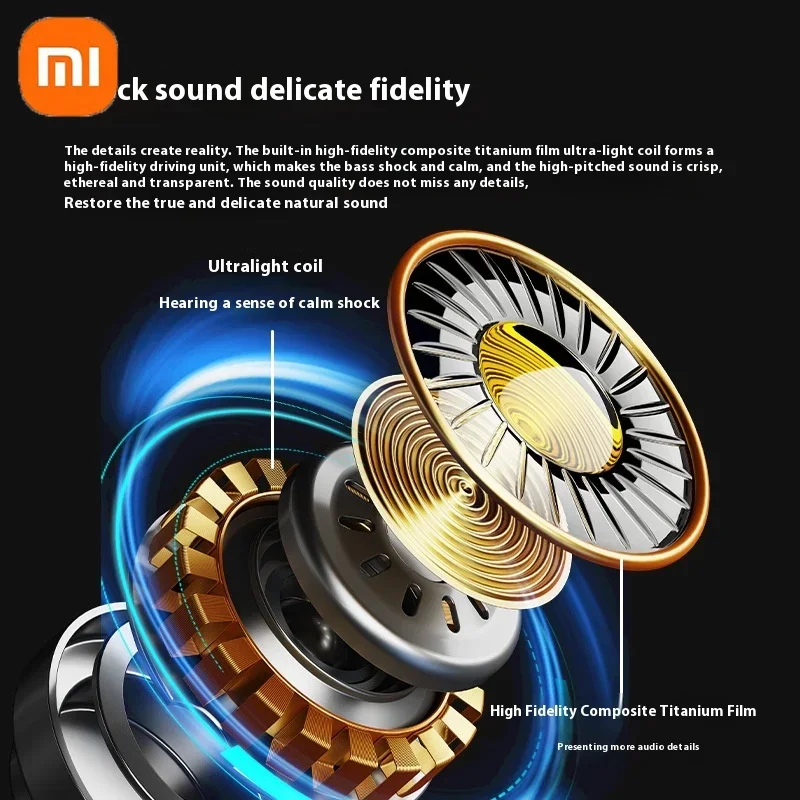 Фото Xiaomi Redmi Беспроводные Bluetooth 5,4 A98 Наушники ENC с шумоподавлением Водонепроницаемые наушники-вкладыши HD для вызова с микрофоном №5