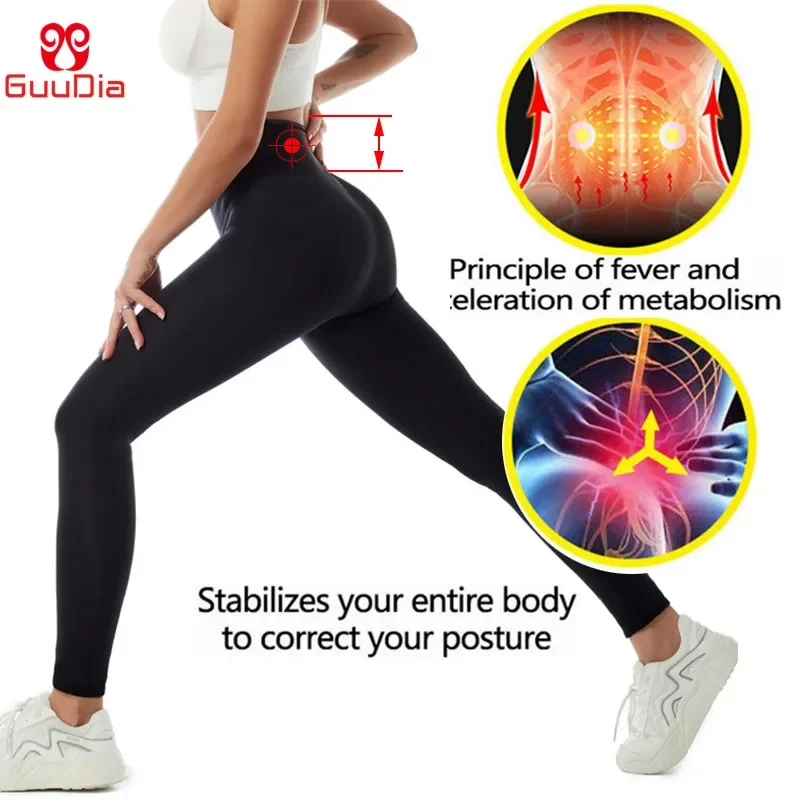 Леггинсы GUUDIA с регулируемой пряжкой неопреновые тренировочные Термолеггинсы