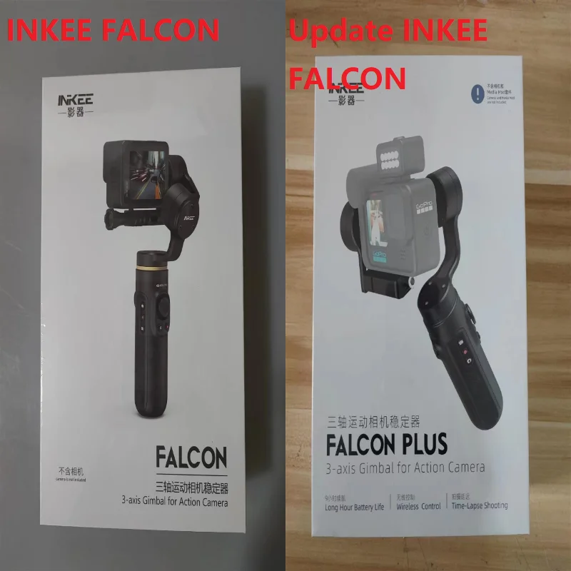 

INKEE FALCON Plus ручной 3-осевой экшн-камера стабилизатор беспроводной контроль для камеры GoPro s/ OSMO Insta360