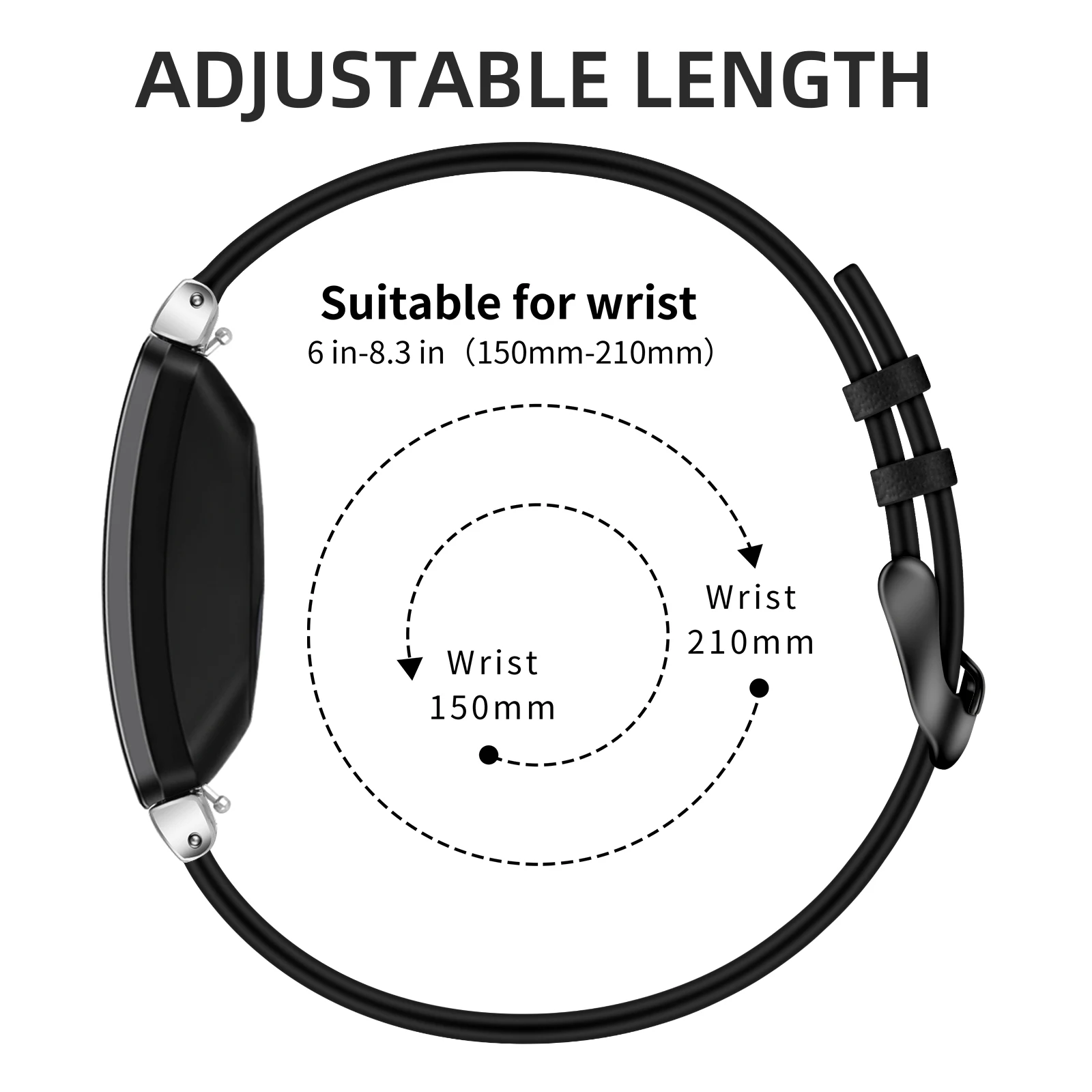 Leather Strap for Fitbit Inspire/inspire 2/inspire HR Band  Wristband Bracelet Watchband for Fitbit ACE 2/ACE 3 Smartwatch Band