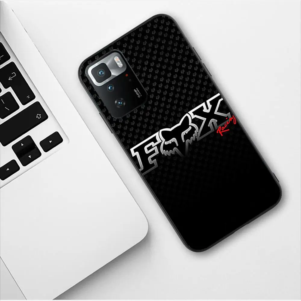Motorcycle Racing Foxes Phone Case For Redmi 9 9A 7A 10 8A 10A 8 Note 11 10S 7 11S Plus POCO X3 Pro Luxury Design Fashion Cover