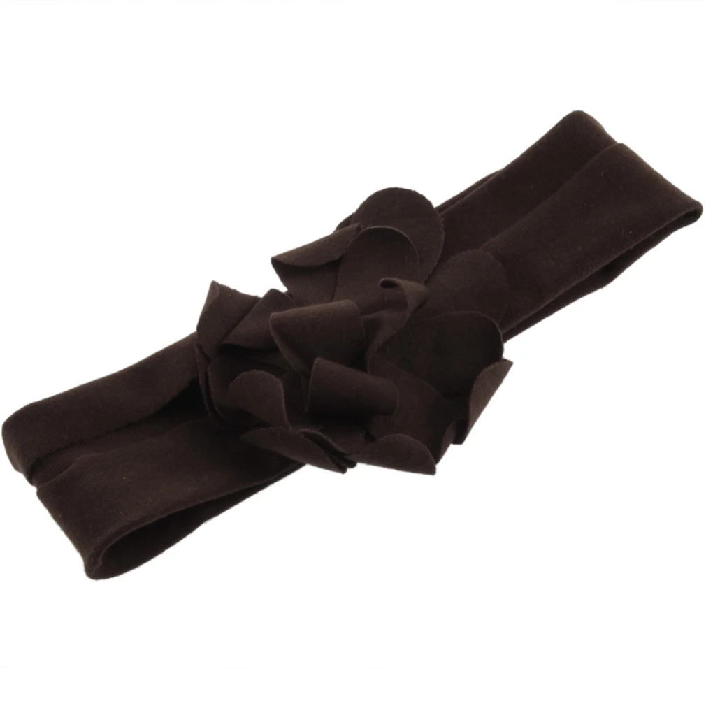 

OUTAD 1 pc Baby headwrap Flower Floral baby headbands headwear girls hair Lace bow headband Hair Band Baby Girl Accessories