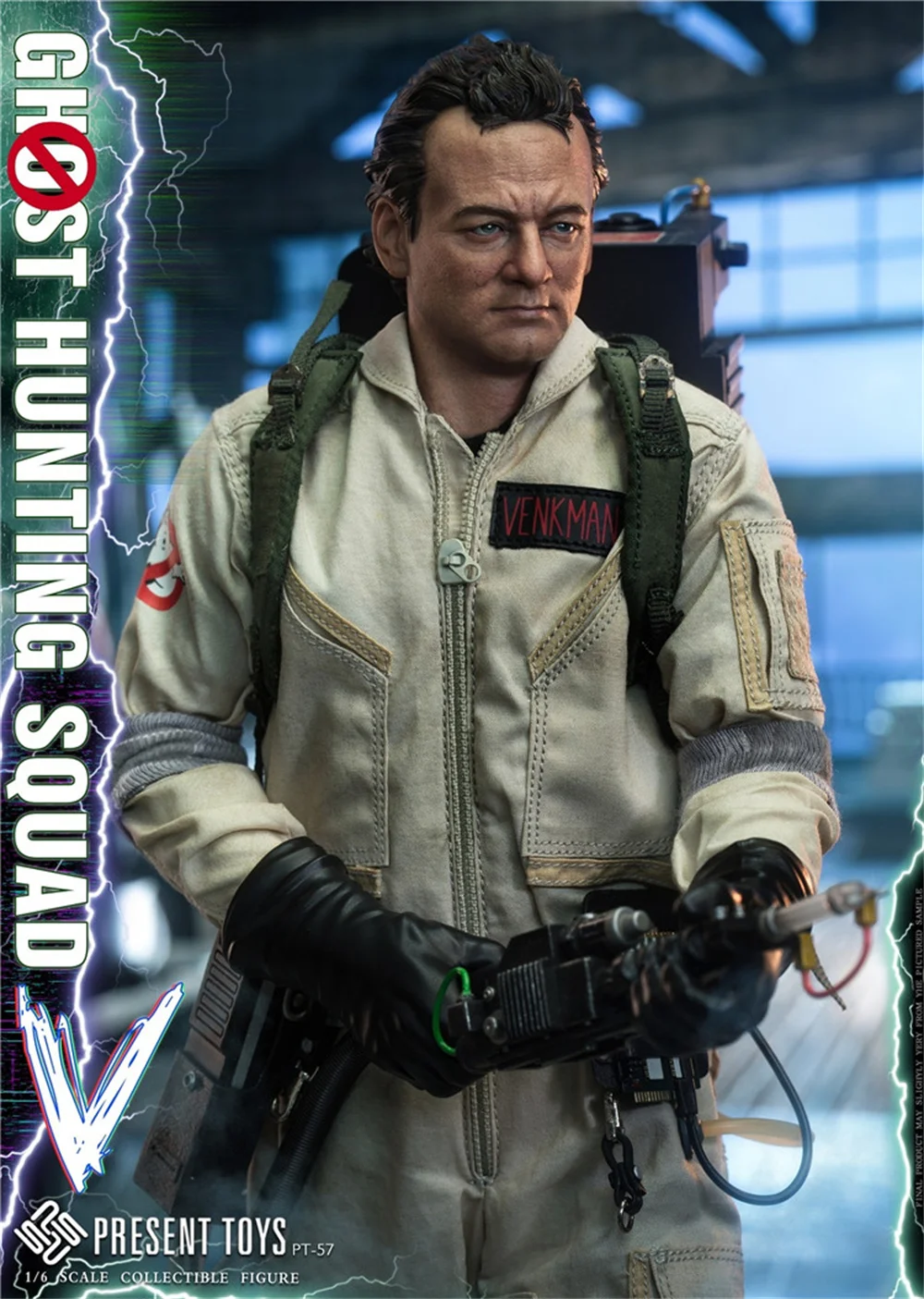 Фото PRESENT TOYS PT-sp57 PT-sp58 масштаб 1/6, сборная охоты призраков Zeddemore Venkman, полный набор для 12-дюймовой экшн-фигурки, модель игрушки №2