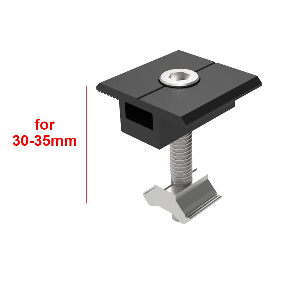 

4/10pcs Solar Module Holder End Clamp Medium Clamps For 30-35mm Solar Panel Bracket Mounting Pv Photovoltaic Support Clamp