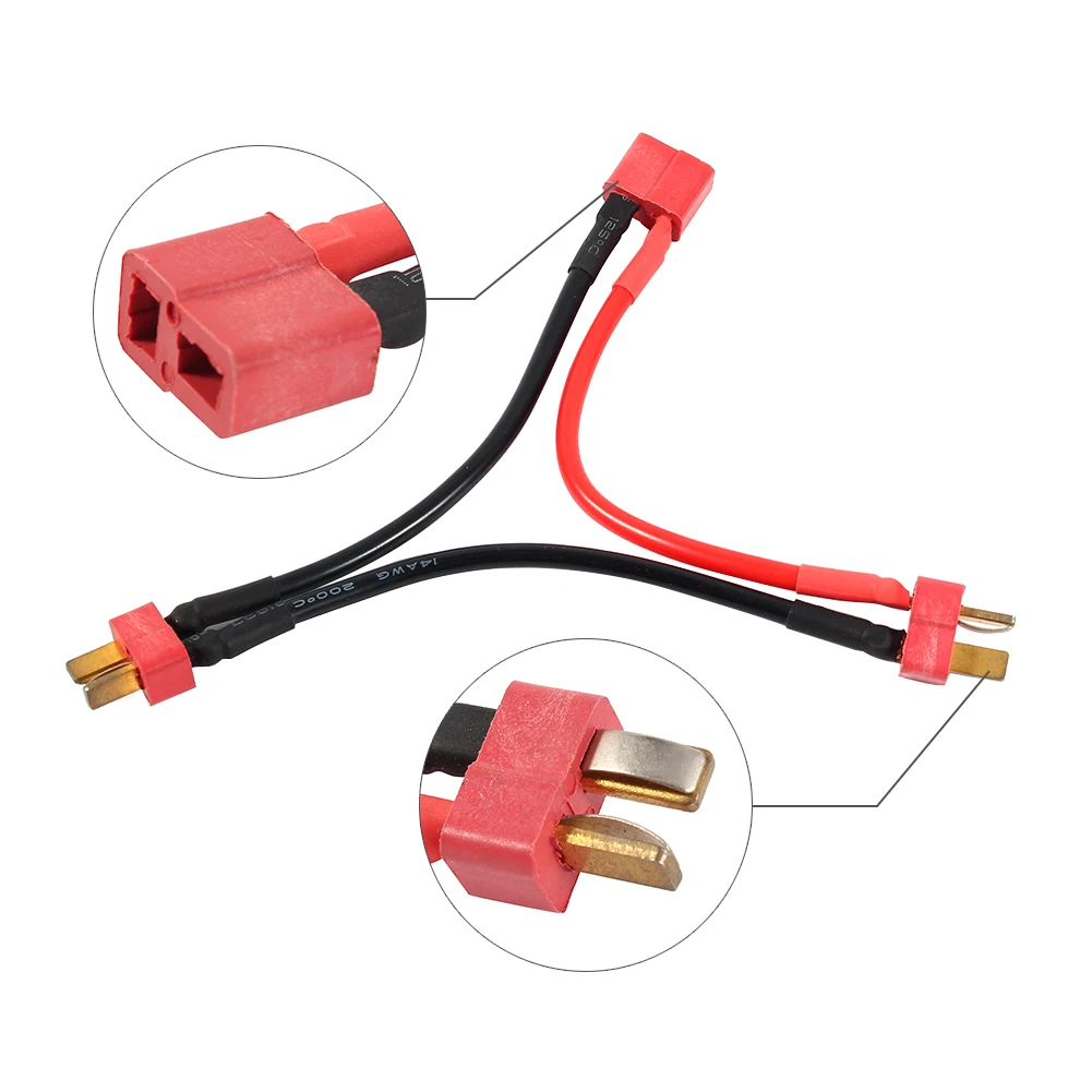 Фото Жгут проводов Dean T Plug Y Серия TPlug Разъем для аккумулятора Кабель-адаптер 14 Awg №5