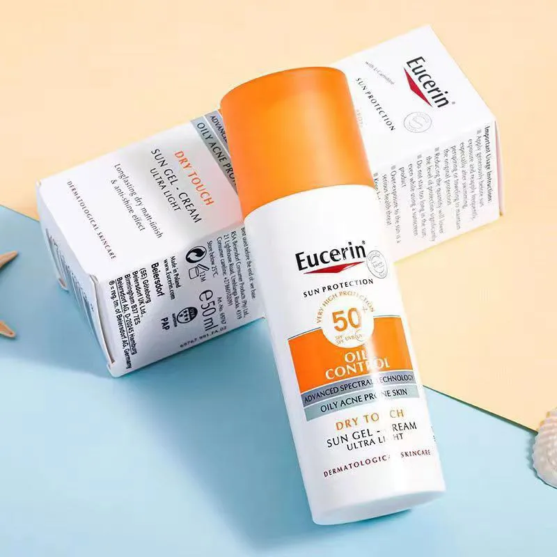 

50ml Eucerin Sunscreen Cream Orange Brightening SPF50+ Facial Brightening Hydrating Moisturizing Oil Control Acne-Prone Skin