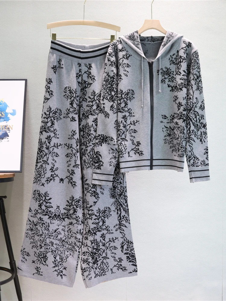 Женский трикотажный комплект из 2 предметов повседневная мусульманская куртка с