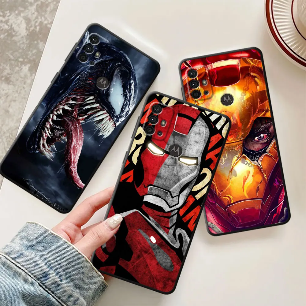 Man Spiderman Venom Groot Phone Case For Lg K40s K41s K50s K42 G7 Thinq G6 G8 K50 K52 K61 Tpu Soft Cover