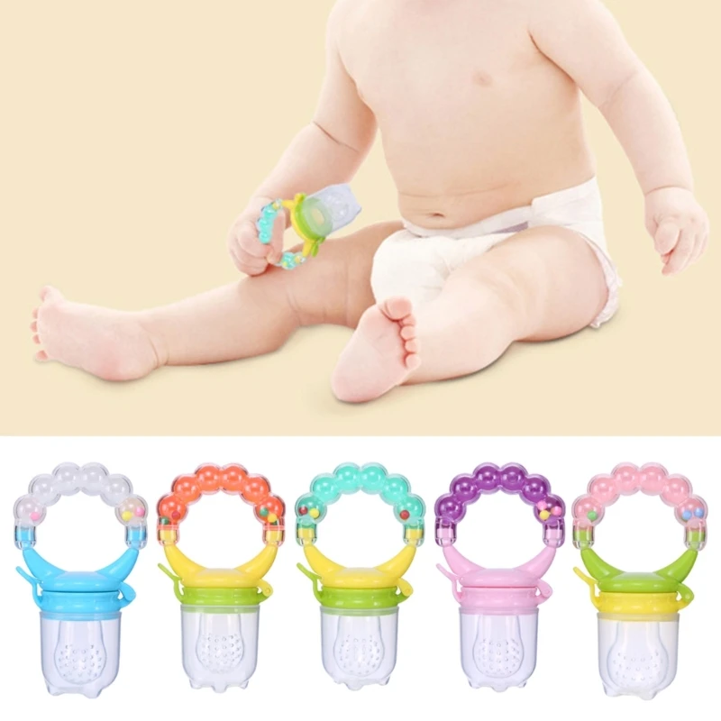 

Силиконовая кормушка для кормления с фруктами для младенцев и прорезыватель для зубов для безопасного кормления младенцев