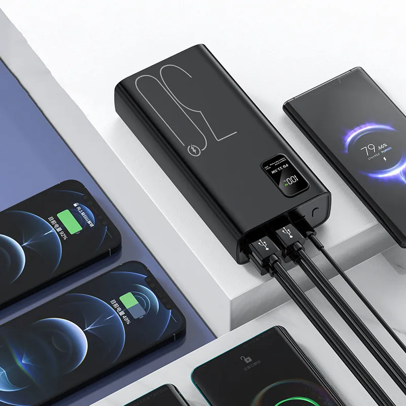 Power Bank 30000 мАч Портативный 22 5 Вт Супер быстрая зарядка Powerbank Цифровой дисплей