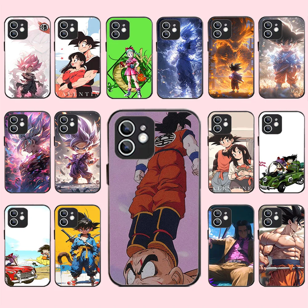 Черный силиконовый чехол WBA-7 Vegeta Goku для OPPO A3 5 9 15 16 17 38 40 52 53 54 57